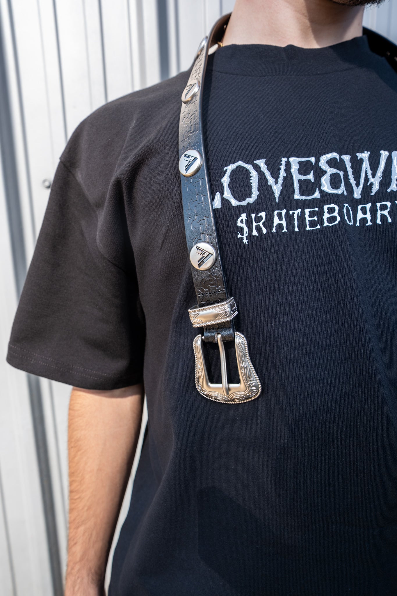 STUDDED BELT.
